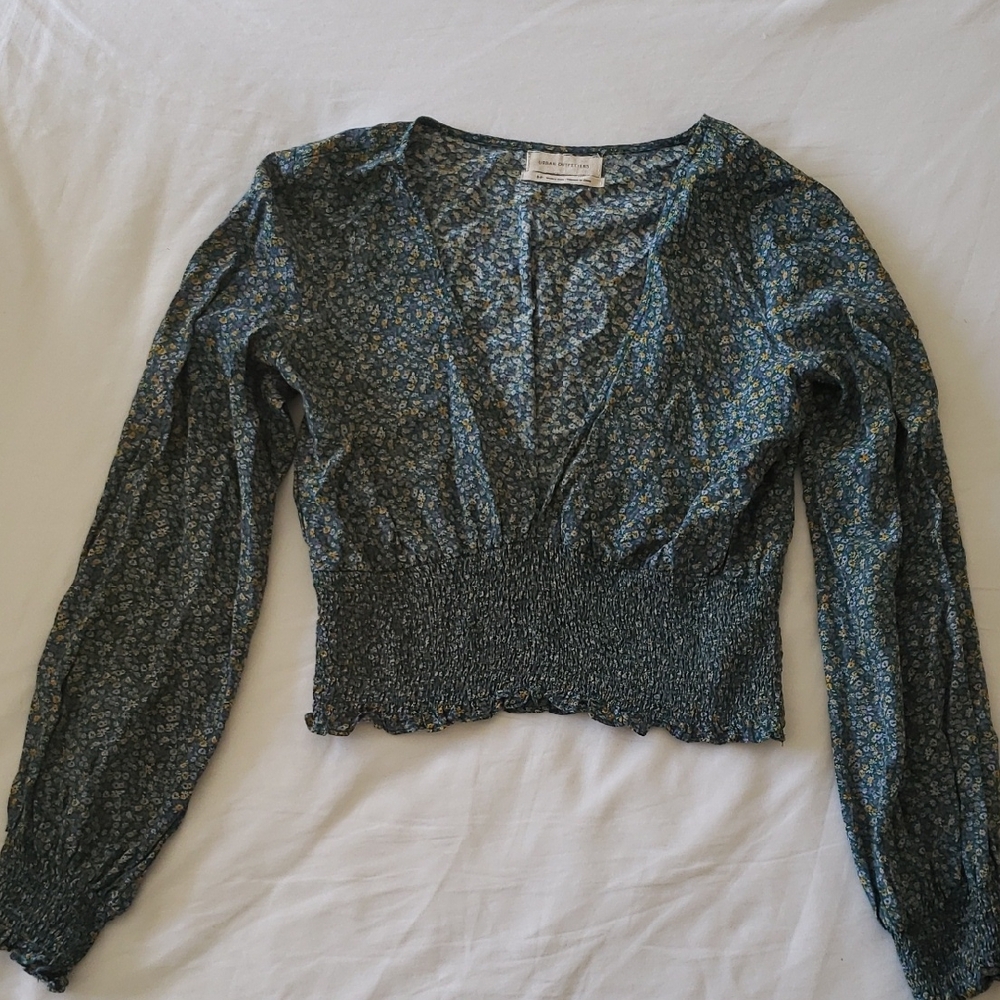 Urban Outfitters floral crop top